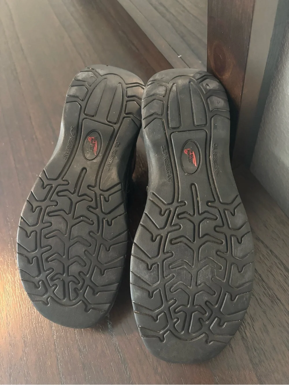 Red Wing 8700 Black Leather Slip On Work Shoes Mens 12 E2 Wide